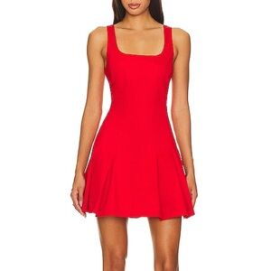 THE UPSIDE JONES MINI DRESS RED 100% Cotton Designed In Australia Small